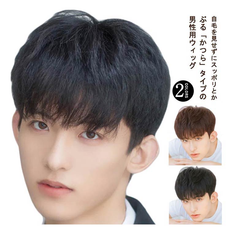 Qoo10] 普段使い メンズウィッグ 男性用かつら